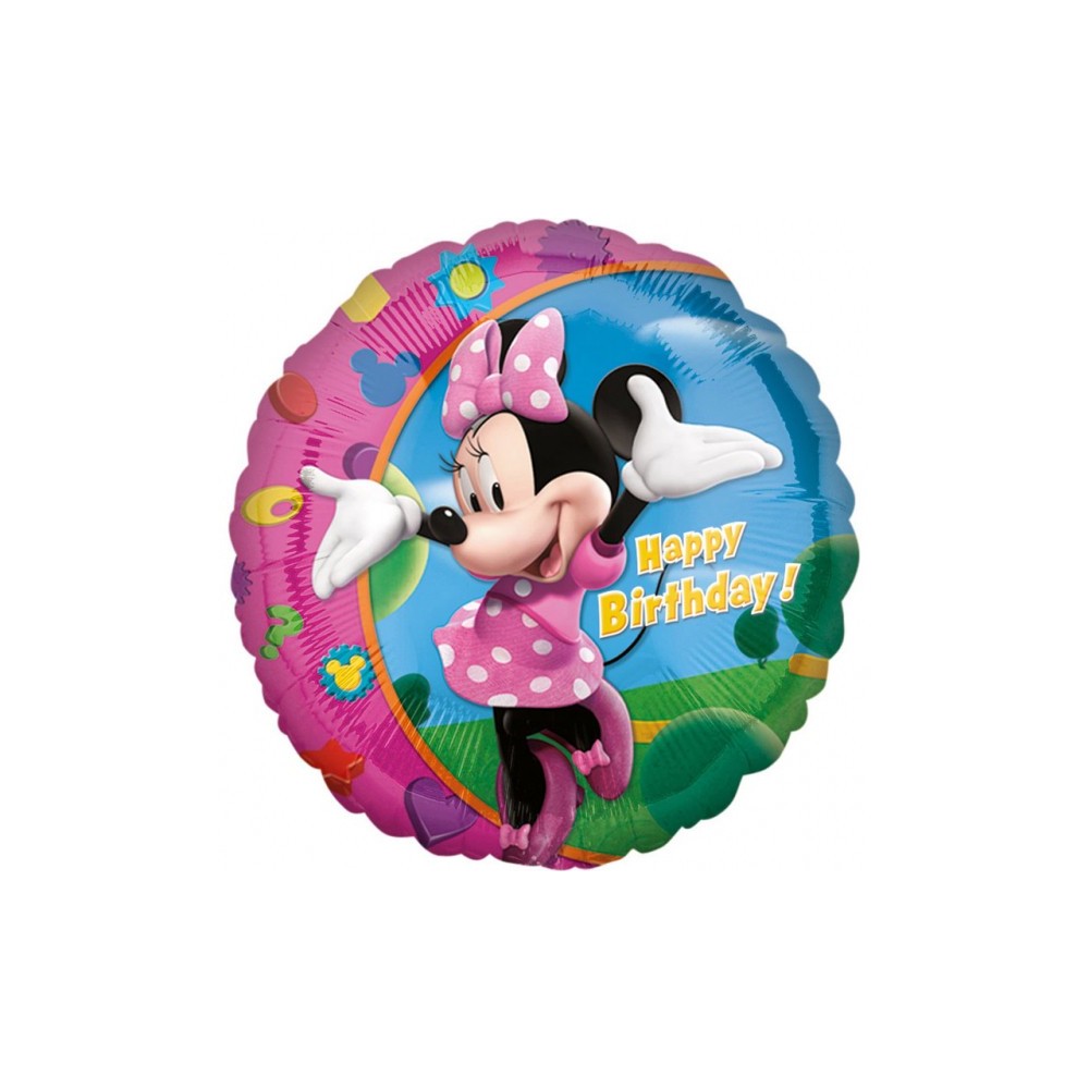 Fóliový balón Minnie Happy B-Day