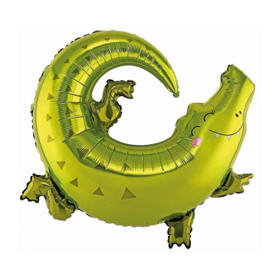 Fóliový Supershape balón Krokodýl