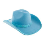 Kovbojský klobúk modrý