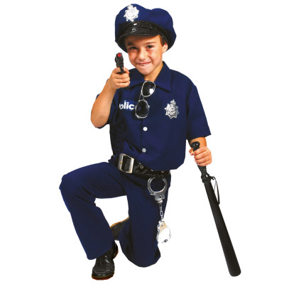Chlapčenský kostým Policajt veľkosť 128