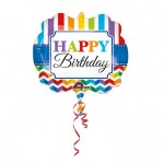 Fóliový balón SuperShape Happy B-Day