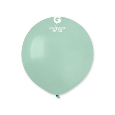 Latexový balón pastelová tyrkysová zelená 48 cm