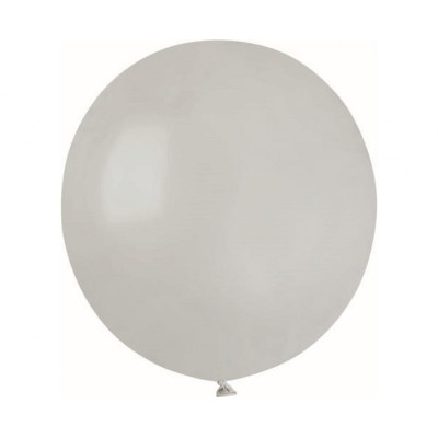 Latexový balón pastelová strieborná 48 cm