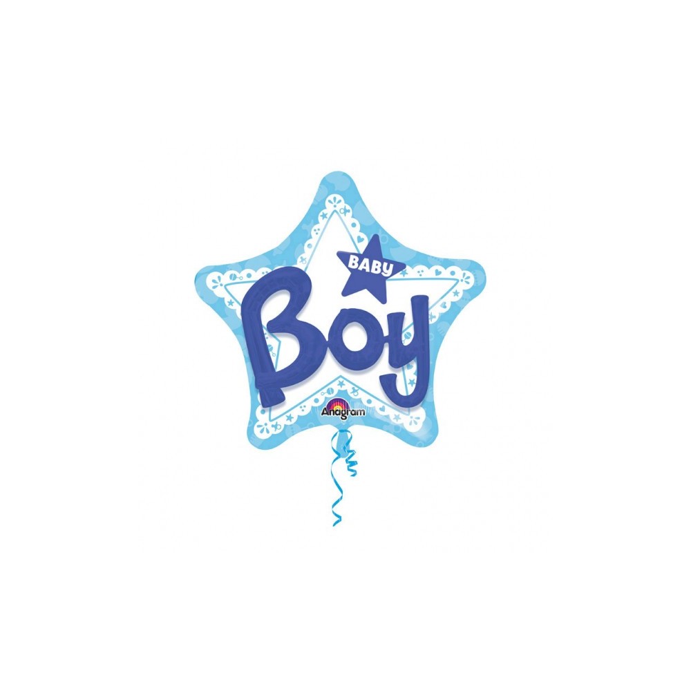 Fóliový balón Baby boy 3D efekt Fóliový balón Baby boy 3D efekt