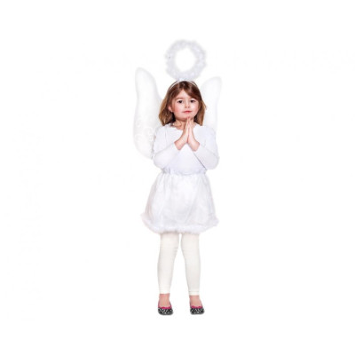 Dievčenský kostým Anjel veľkosť 90-120 cm