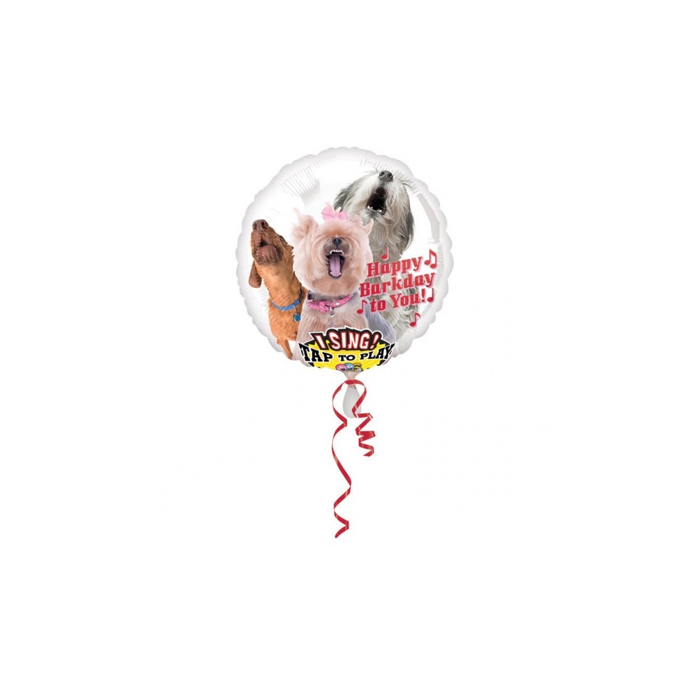 Spievajúci fóliový balón Happy psík