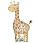 Fóliový Supershape balón Žirafa Hello Baby