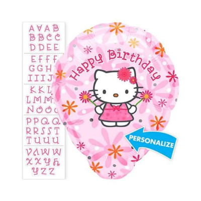 Fóliový balón Hello Kitty personalizovaný