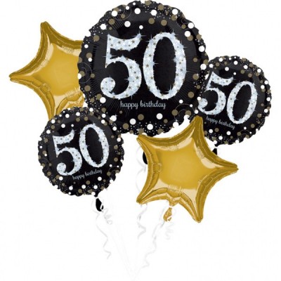 Balónová buketa 50 narodeniny
