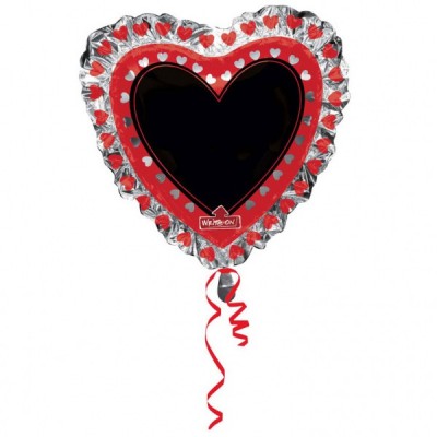 Fóliový balón Supershape srdce a osobným textom