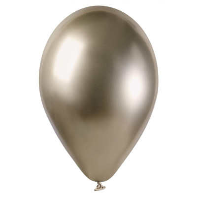 Latexový lesklý balón champagne 33 cm