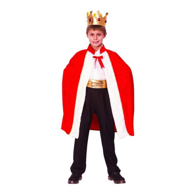 Chlapčenský kostým Kráľ veľkosť 110/120 cm