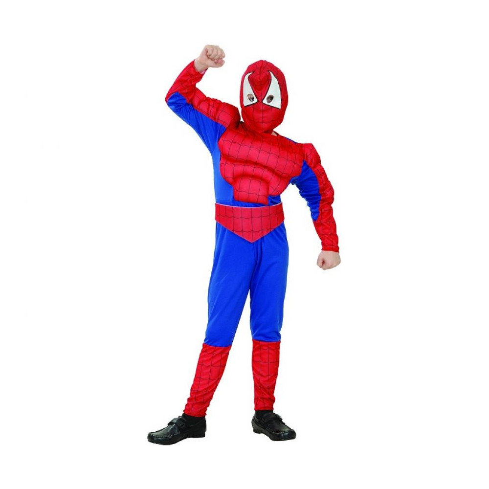 Chlapčenský kostým Pavúčí muž veľkosť 130/140 cm Chlapčenský kostým Pavúčí muž veľkosť 130/140 cm