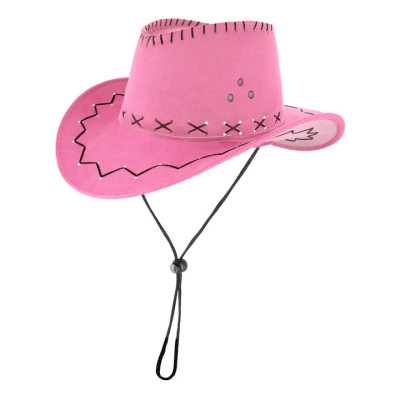 Kovbojský klobúk ružový