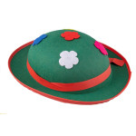 Klaunský klobúk zelený