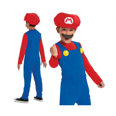 Chlapčenský kostým Super Mario veľkosť 7-8 rokov