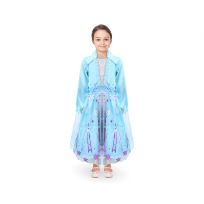 Dievčenský kostým Modrá princezná veľkosť 110/125 cm