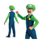 Chlapčenský kostým Super Mario LUIGI veľkosť 7-8 rokov