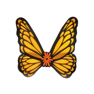 Motýlie krídla oranžové