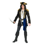 Pánsky kostým Pirát Black Eye veľkosť 48-50