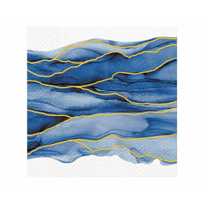 Servítky Akvarelové vlny