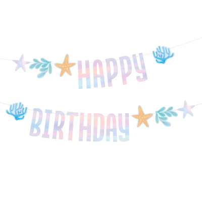 Banner Happy Birthday Morská párty