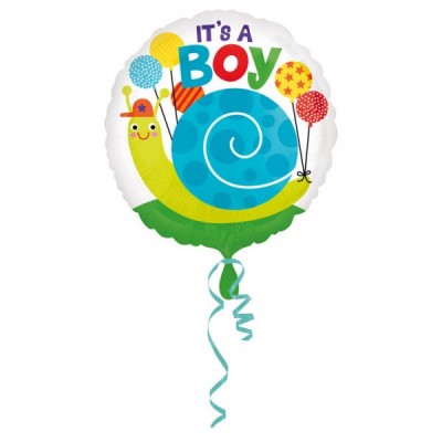 Fóliový balón ''It's a boy'' slimák