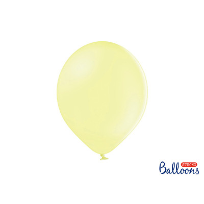 Latexový balón svetlo žltý extra silný 12 cm