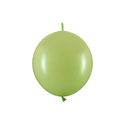 Latexový balón spájací pastelová olivová zelená 33 cm