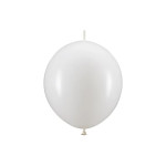 Latexový balón spájací pastelová biela 33 cm