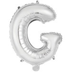 Fóliový balón G strieborný