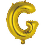 Fóliový balón G zlatý