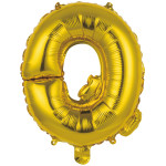 Fóliový balón Q zlatý