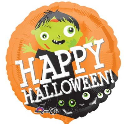 Foliový balón Happy Halloween Zombie