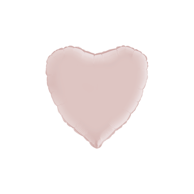 Fóliový balón srdce saténová baby ružová