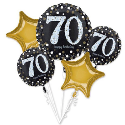 Balónová buketa 70 narodeniny