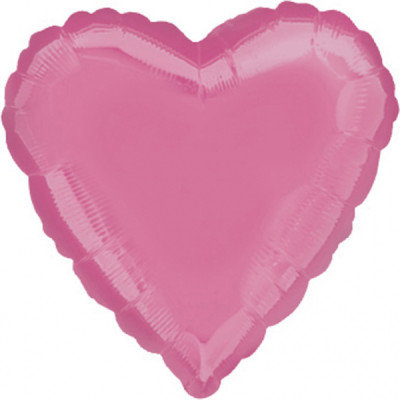 Fóliový balón srdce ružové