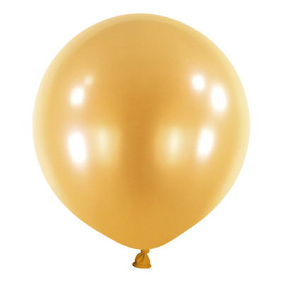 Latexový dekoračný balón perleťová zlatá 60 cm