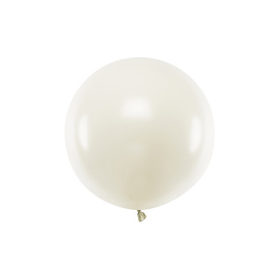 Latexový dekoračný balón krémový 60 cm