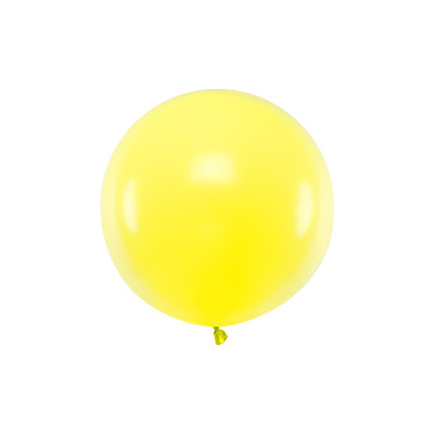 Latexový dekoračný balón žltý 60 cm