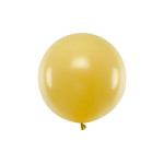 Latexový dekoračný balón metalický zlatý 60 cm