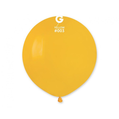 Latexový balón pastelová tmavá žltá 48 cm