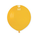 Latexový balón pastelová tmavá žltá 48 cm