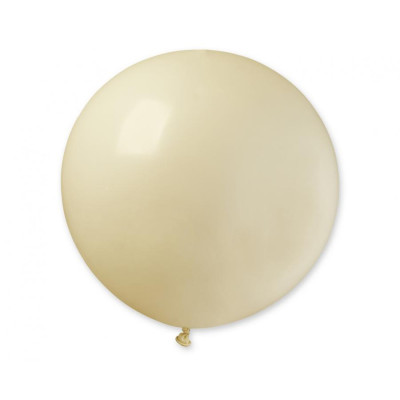 Latexový dekoračný balón krémový 75 cm