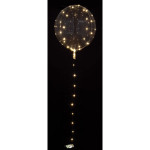 Transparentný LED svietiaci Bobo balón