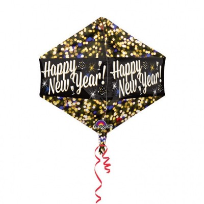 Fóliový balón Štastný nový rok