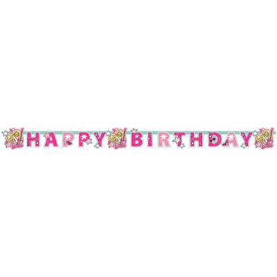 Baner Barbie popstar Happy B-Day