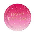 Taniere Happy Birthday ružové