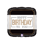 Fóliový balón Happy Birthday