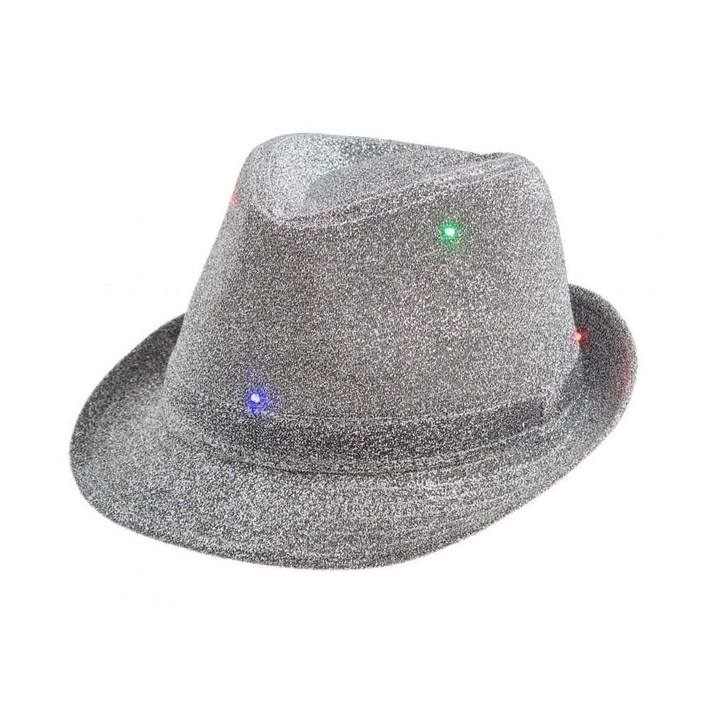 Klobúk strieborný glitrový Klobúk strieborný glitrový